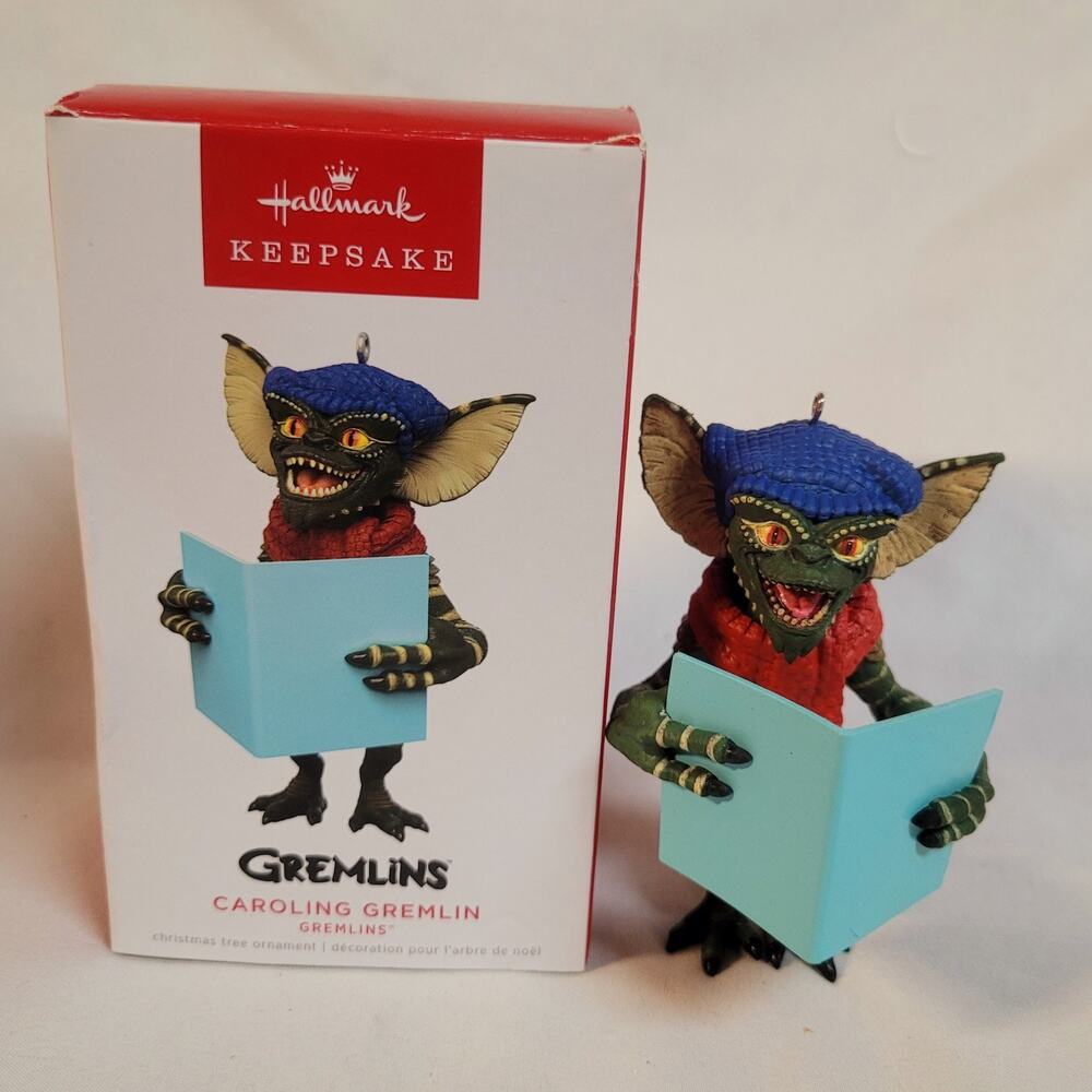 Hallmark Keepsake Gremlins Caroling Gremlin Christmas Ornament 2022 Jake Angell